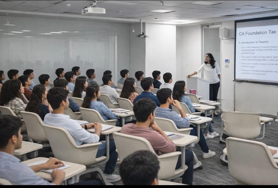 CA Foundation taxation lecture