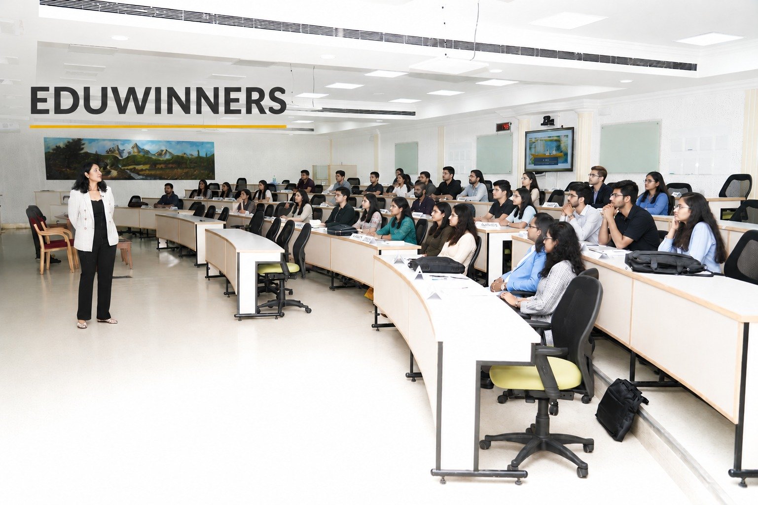 Corporate seminar hall session
